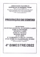 4o Bimestre Assoc Desporto 2022